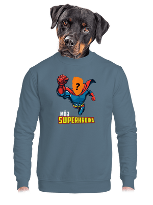 unisex mikina bez kapucne