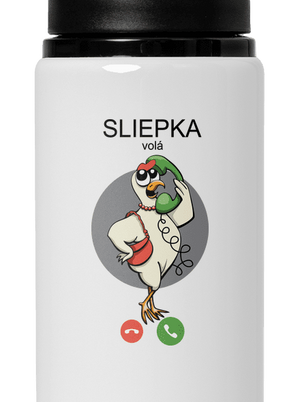 Sliepka volá flaša na vodu White