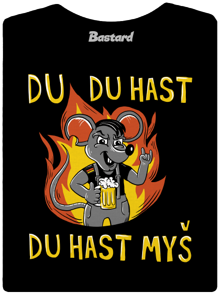 Du hast myš dámske tričko Black