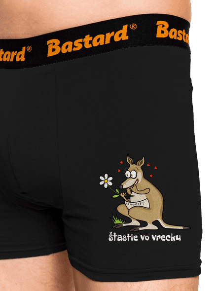 Šťastie vo vrecku boxerky Black