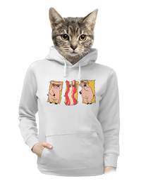 dámska mikina klokanka