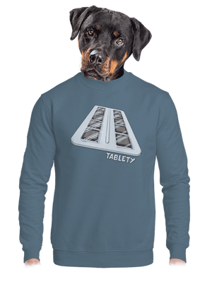 unisex mikina bez kapucne