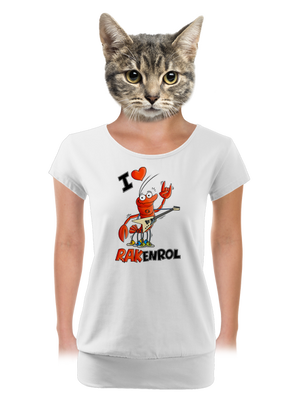 dámske tričko s lemom