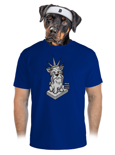 New Yorkshire pánske športové tričko Royal Blue Mal