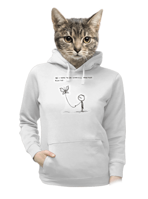 dámska mikina klokanka