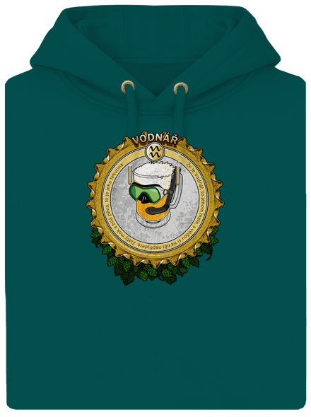 Pivný horoskop: Vodnár unisex mikina premium Emerald Green