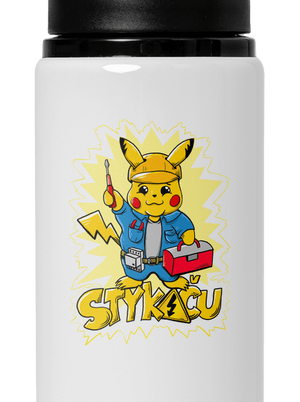 Stykaču flaša na vodu White