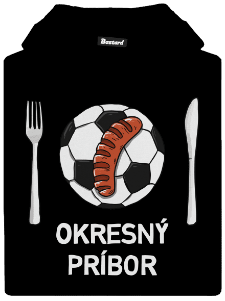 Okresný príbor detská mikina klokanka Black