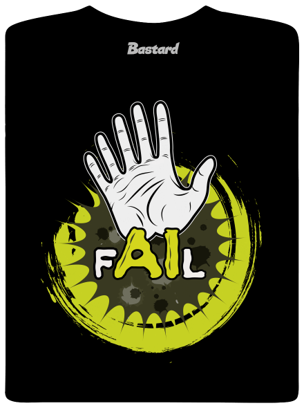 AI Fail pánske dlhý rukáv Black
