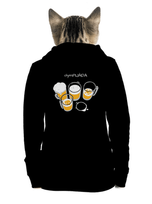 Pijáda dámska mikina na zips Black