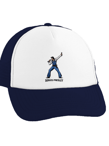 Servis Presley šiltovka truckerka French Navy cap