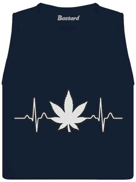 EKGanja dámske tielko voľné Navy