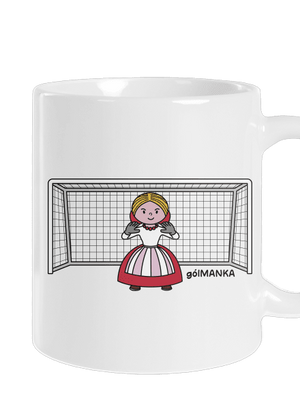 Gólmanka klasický hrnček White