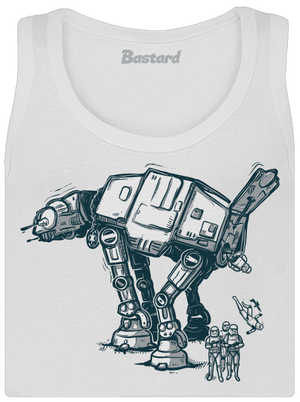 AT-AT dámske tielko klasické White