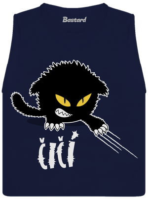 Čičina dámske tielko voľné Navy