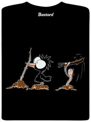 Nesprávny koniec detské tričko Black