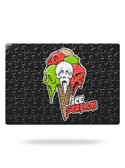 Ice Scream puzzle White