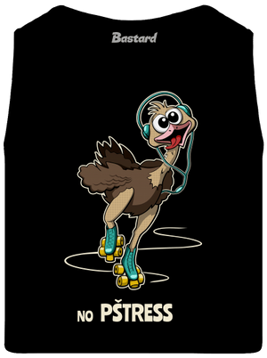 No pštress pánske tielko Black