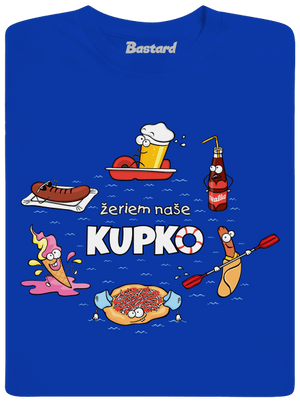 Slovenské kupko pánske dlhý rukáv Royal Blue