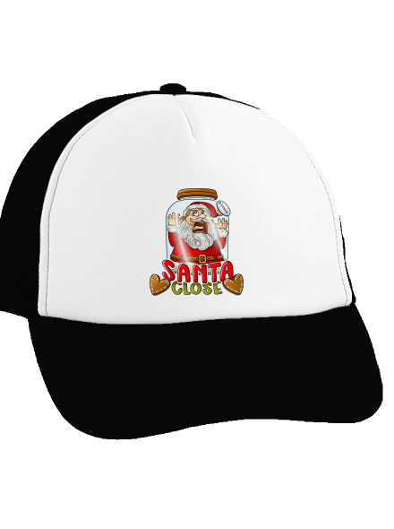 Santa Close šiltovka truckerka Black cap