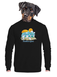 unisex mikina bez kapucne