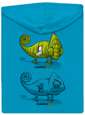 Zapnuté vypnuté dámska mikina na zips Blue Atol