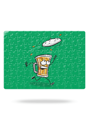 Čiapka puzzle White