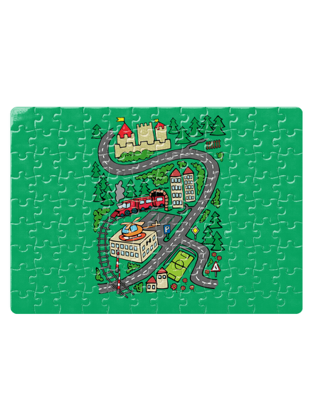 Cesta puzzle White