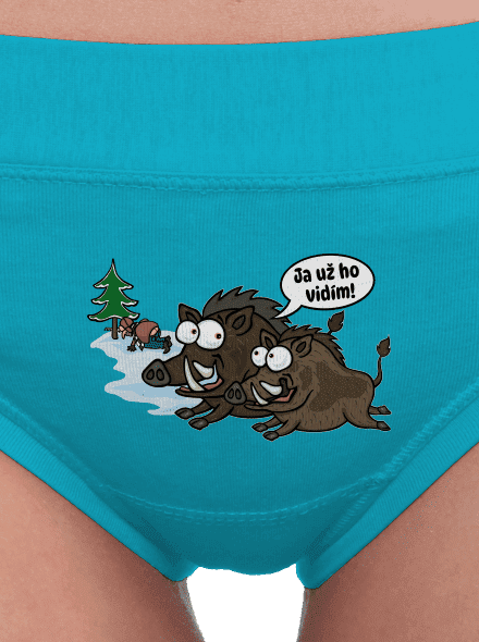 Ja už ho vidím dámske nohavičky Turquoise