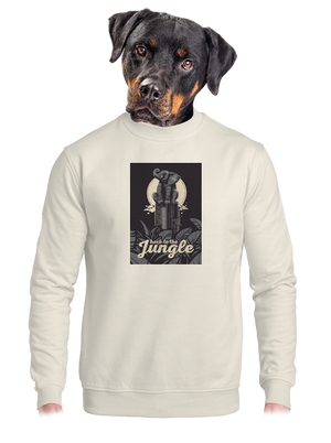 unisex mikina bez kapucne