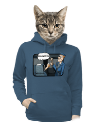 dámska mikina klokanka