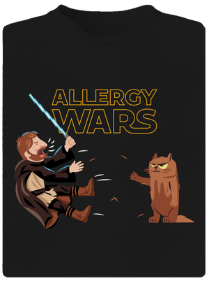 Allergy Wars pánske športové tričko Black