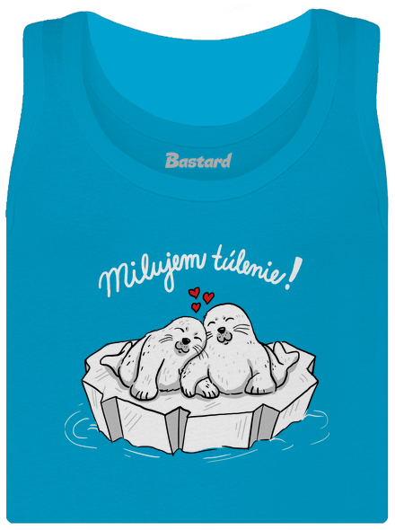 Milujem túlenie dámske tielko klasické Blue Atol