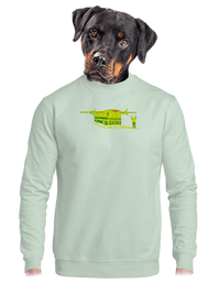 unisex mikina bez kapucne