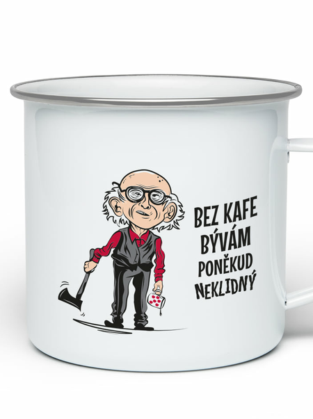Neklidný - kafe plecháčik