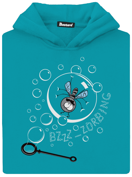 Zorbing detská mikina klokanka Hawaiian Blue