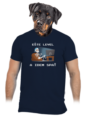 Ešte level pánske tričko Navy