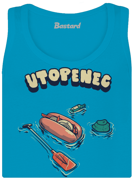Utopenec dámske tielko klasické Blue Atol