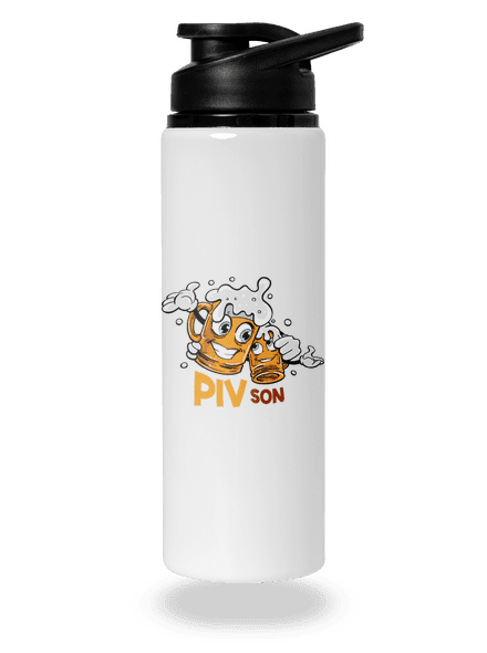Pivson flaša na vodu White