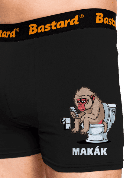 Makák boxerky Black