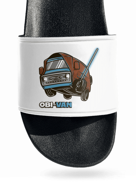 Obi Van šľapky White
