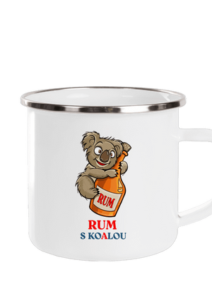 Rum s koalou plecháčik White