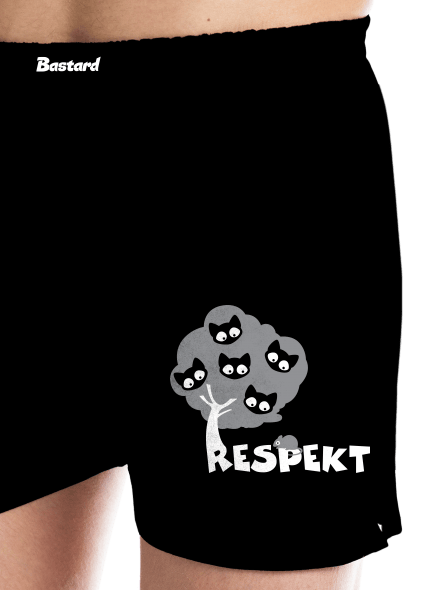 Rešpekt pánske trenky Black