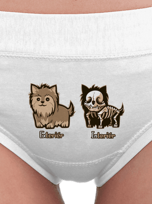 Teriér dámske nohavičky White