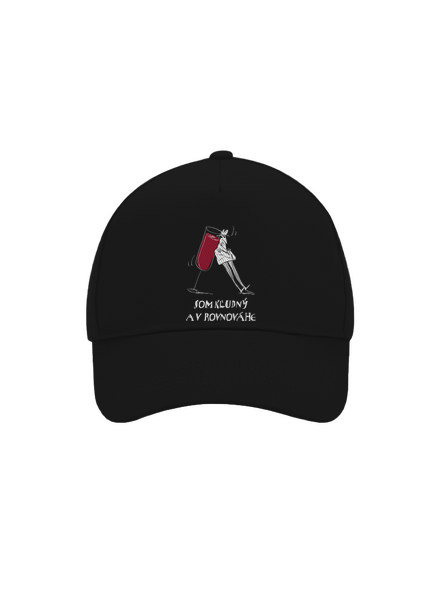 Pokojná rovnováha šiltovka baseballka Black
