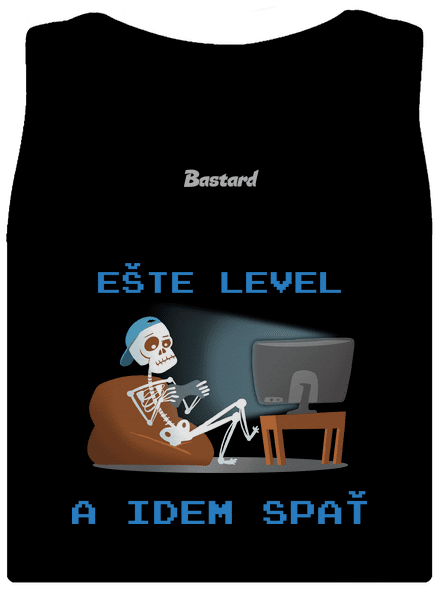Ešte level dámske tielko klasické Black