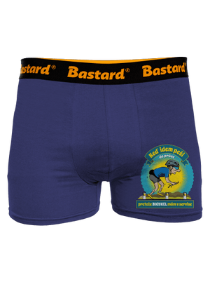 Závislosť na bicykli boxerky Blue Navy