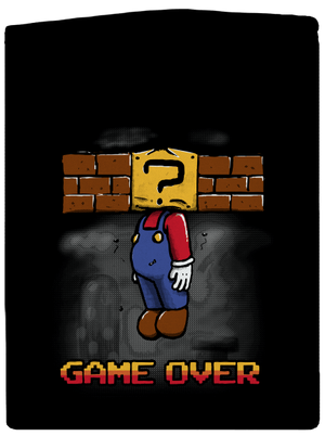 Game Over dámska mikina na zips Black