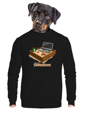 unisex mikina bez kapucne