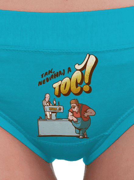 Neváhaj a toč dámske nohavičky Turquoise